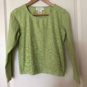 Susan Bristol Green Top
